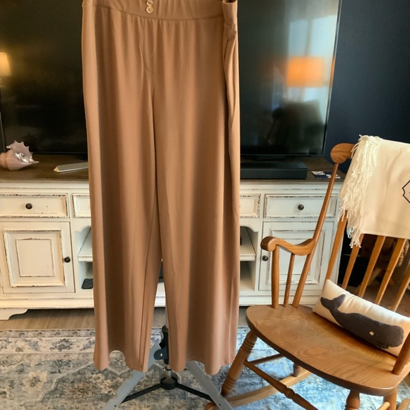 Susan Graver Tan Trousers - Picture 3 of 4